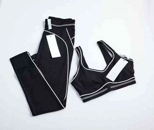 Ensemble <span class=keywords><strong>de</strong></span> yoga sans couture pour femme, tenue <span class=keywords><strong>de</strong></span> <span class=keywords><strong>sport</strong></span> 2 pièces, soutien-gorge <span class=keywords><strong>de</strong></span> <span class=keywords><strong>sport</strong></span> et leggings, vêtements <span class=keywords><strong>de</strong></span> <span class=keywords><strong>sport</strong></span> personnalisables avec logo - Product Image 5