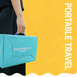 Portable <strong>Disposable</strong> Barbecue Grill, Picnic Team Building, Stainless Steel Kraft Paper Integrated Barbecue Grill - Product Image 4