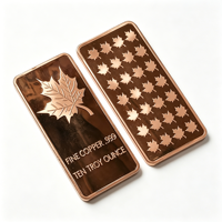 Pièce de monnaie en cuivre de 10 oz en forme de lingot de cuivre à vendre