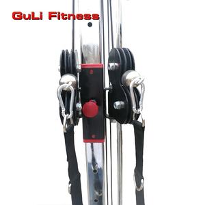 Équipement de <span class=keywords><strong>musculation</strong></span> à domicile, <span class=keywords><strong>station</strong></span> à double câble murale avec système de <span class=keywords><strong>poulie</strong></span> réglable, machine à croisement de câbles, tour de <span class=keywords><strong>poulie</strong></span> à câble - Product Image 4