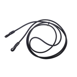 Suministros Ecuestres Sabon, Cabestro para Caballos, Riendas de 3m Elásticas de Doble Capa, para Entrenamiento de Obstáculos y Salto Simple - Product Image 5