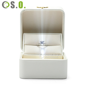Wholesale Fashion Luxury White Pink Custom Premium PU <b>Leather</b> Set Boxes for Necklace <b>Bracelet</b> Ring Earrings Boxes Jewelry Box - Product Image 6