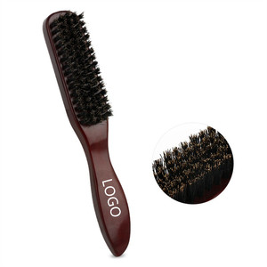 LOGO personalizzato lungo manico in legno spazzola per <span class=keywords><strong>barba</strong></span> da uomo strumento per <span class=keywords><strong>la</strong></span> cura della <span class=keywords><strong>barba</strong></span> e <span class=keywords><strong>la</strong></span> modellatura spazzola per <span class=keywords><strong>la</strong></span> rimozione dei capelli spazzola per lo Styling dei baffi - Product Image 1