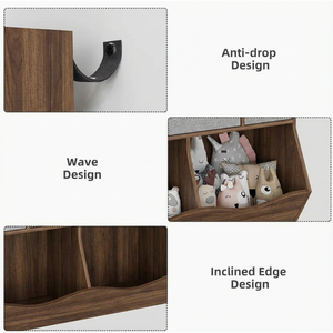 Estantería Montessori de Madera Ecológica 2 en 1, Mueble de Salón para Habitación Infantil con Acabado No Tóxico - Product Image 3