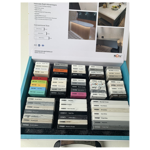 יצרן מוביל לוח גדול שיש מלאכותי צבע קלקטה 12 מ""מ משטח מוצק אקרילי שונה למשטח מטבח - Product Image 6