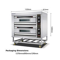Petit four de boulangerie 220V/380V, four à convection électrique de comptoir pour la cuisson du pain, des gâteaux et des biscuits