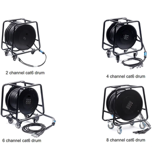 Oem CAT5e CAT6 CAT6E RJ45 4CH 6CH 8CH tín hiệu giai đoạn rắn cáp với đầu vào và đầu ra 5m 10m 15m với Reel cho màn hình hiển thị LED - Product Image 3