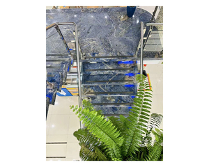 Naturale del Brasile blu pietra Azul Bahia blu granito piano di lavoro per cucina <span class=keywords><strong>disegno</strong></span> <span class=keywords><strong>controsoffitto</strong></span> piastrelle in pietra brasiliana lucidata - Product Image 1