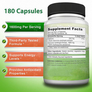 Vente en gros de capsules amincissantes Garcinia Cambogia Capsules pour brûler les graisses - Product Image 3