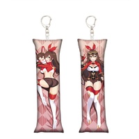 Peluche mignon Mini pendentif porte-clés Zhongli Thunderbolt général sac d'école pendentif petit doux Dakimakura porte-clés