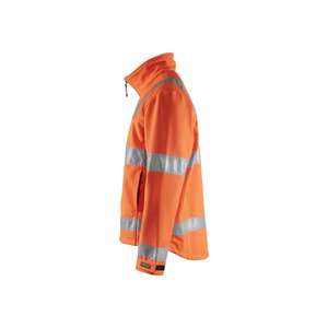 BLAKLADER - 483825175300S <b>Hi</b>-<b>Vis</b> Softshell <b>Jacket</b> <b>Orange</b> - EAN 7330509414477 <b>HI</b>-<b>VIS</b> WORKWEAR - Product Image 4