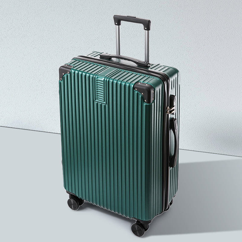 Cremallera elegante [Dark Bamboo Green] con forro interior en el compartimento