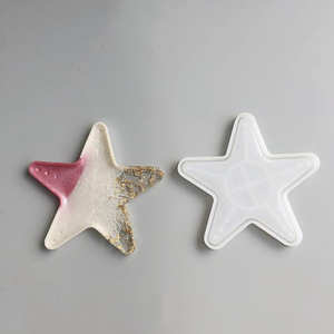 Étoile <span class=keywords><strong>de</strong></span> mer <span class=keywords><strong>coquille</strong></span> forme résine plaque moules plaque miroir <span class=keywords><strong>Silicone</strong></span> <span class=keywords><strong>moule</strong></span> pour bricolage artisanat cristal cendrier bijoux stockage plateau moules - Product Image 2