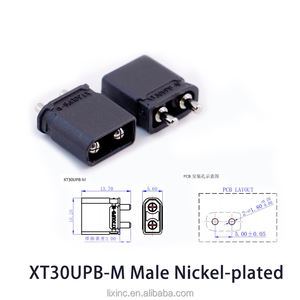 UAV Drone FPV Şarjı için Özelleştirilmiş Yüksek Kaliteli XT30UPB Adaptörü-<span class=keywords><strong>M</strong></span>/F Konnektörleri (Sarı/Siyah) - Product Image 2