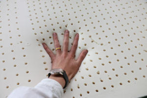 Colchón de Látex Blanco Leche Plegable de Tamaño Queen, 200X180X10cm, Producto de Caucho Natural Saludable, Personalizable en Varios Tamaños - Product Image 4