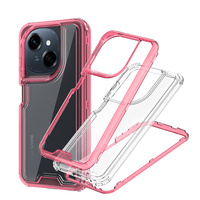 Coque transparente de protection d'objectif anti-chute TPU + PC 3 couches pour Tecno Spark GO 2023/10/20C/20 PRO/30/30C/GO 1/GO 2024