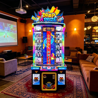 Machine d'arcade hybride à double sortie améliorée, personnalisée, avec système de rédemption de tickets de cadeaux, certifiée CE, Leon Drop, vente en gros usine de Guangzhou
