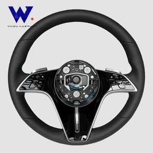 Volante de Cuero Estilo Mariposa Personalizado para <span class=keywords><strong>Mercedes</strong></span> Benz <span class=keywords><strong>Maybach</strong></span> B C CL CLK CLS W172 W218 W176 W246 W222 W156 W251 - Product Image 1