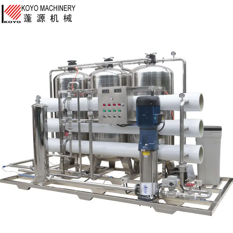 가격 물 정화 기계/안후이 KOYO 광수 정화 식물 RO 탈 이온수 처리 시스템