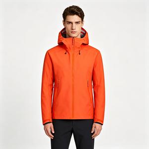 Giacca Impermeabile Traspirante Arancione con Guscio Rigido per Escursionismo all'Aperto, Cappotto Leggero in <span class=keywords><strong>Gore</strong></span>-<span class=keywords><strong>Tex</strong></span> - Product Image 1