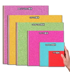 Colored Glitter Card stock Paper 12*12 for Crafts Projects Premium Sparkly Paper for Card Making