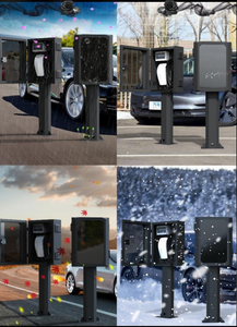 Station de recharge pour véhicules électriques (WallBox) robuste, <span class=keywords><strong>antivol</strong></span>, nouvelle, 7 kW, sortie AC/DC murale pour la plupart des véhicules électriques - Product Image 3