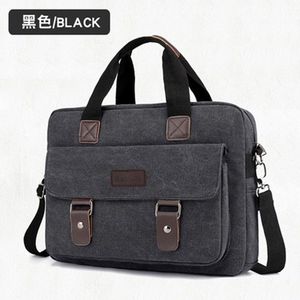 Canvas <b>Messenger</b> <b>Bag</b> <b>Men</b> Women Large Durable Zipper Closure Buckle Design All Seasons Business Use - Product Image 6