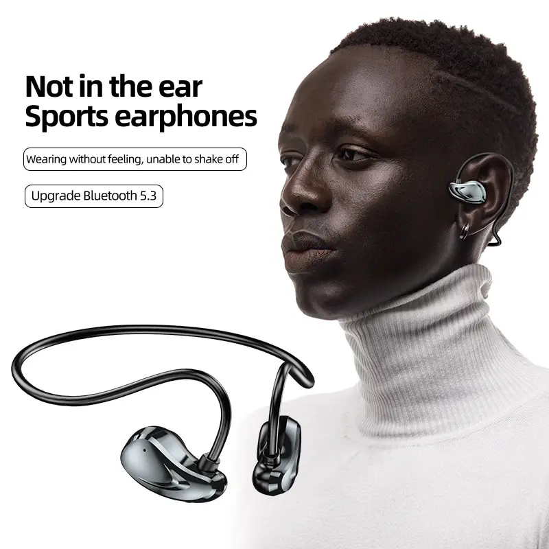 Wholesale Price KM-A60 BT Headset 6h Long Endurance Portable TWS Sport Earphones Ear Bone Conduction Headphone