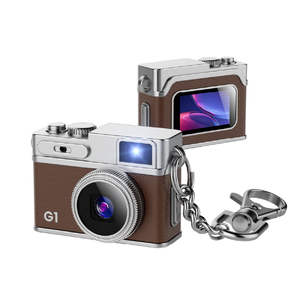 Mini caméra porte-clés rétro G1 1080P Full HD, enregistreur photo et vidéo vintage avec flash et filtres intégrés - Product Image 2