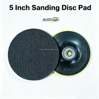 Plaque de support de ponçage à crochets et boucles M10 M14 de 3 à 7 pouces, 75-180 mm, avec adaptateur pour meuleuse d'angle et perceuse électrique