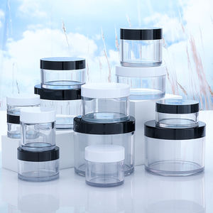 Frascos de plástico vacíos para mascotas con tapa para embalaje de cosméticos, tarro de crema de boca ancha de 5mm de espesor, juego de cosméticos, contenedores de embalaje - Product Image 5