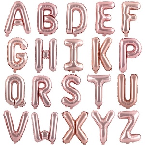 <span class=keywords><strong>Pas</strong></span> <span class=keywords><strong>cher</strong></span> prix gratuit simple décoration fête 16 pouces ballon lettres alphabet ballon foil 10 pouces ballon - Product Image 3