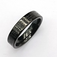 Bestseller Arabischer Schmuck Edelstahl Vergoldeter Ring Muslimischer Islamischer Religiöser Gravierter Fingerring