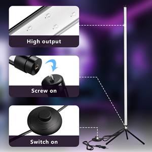 Lampe LED <span class=keywords><strong>UV</strong></span> Néon à lumière noire 365nm et 395nm sur pied avec interrupteur au sol pour peintures à lumière noire - Product Image 5