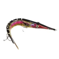 7 section swimbait Topwater floating or sinking ABS plastic hard body ABS play S lure fishing jointed fishing lures