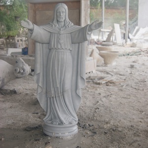 Figura de Mármol Natural de Jesús Cristo Religiosa para Iglesia, Precio al por Mayor, Figura de Jardín M569 - Product Image 3