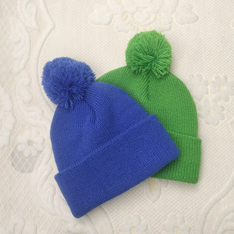 Green Knit Beanie