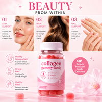 Gummies de Collagène Marque Blanche 60 Unités – Bonbons Gommeux au Collagène pour la Beauté, Soutien Peau, Cheveux et Ongles Sains – Vente en Gros OEM