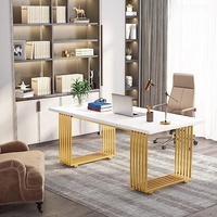 Meilleures ventes pour un bureau de direction ergonomique moderne de luxe de haute qualité, réglable en hauteur, panneau MDF épaissi, métal