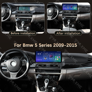 Maisimei Écran tactile GPS intégré de 12,3 pouces pour BMW Série 5 2009-2015 Android Auto & CarPlay Aide au recul Garantie 1 an - Product Image 2