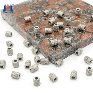 Diamond Vacuum Brazed Double-Cone Beads dari Produsen Gergaji Mesin Pemotong Batu