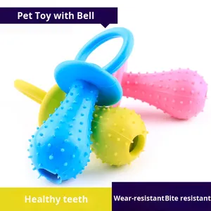 Nhà Sản Xuất Bán Buôn <span class=keywords><strong>Mini</strong></span> Núm Vú Con Chó Đồ Chơi 9.5Cm Tpr Chuông Thân Thiện Với Môi Cổ Điển Phim Hoạt Hình Phong Cách Mọc Răng Đồ Chơi - Product Image 2