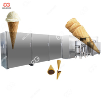 Máquina Automática para Hacer Wafles, Línea de Producción de Wafles, Máquina para Conos de Helado