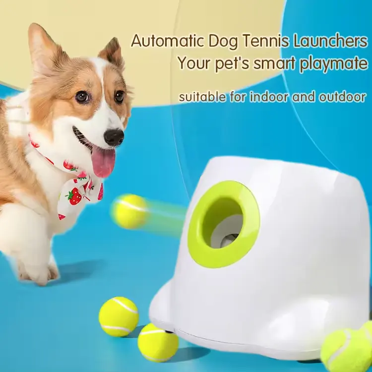 A01 AFP mới nhất tương tác con chó Đồ chơi Vật Nuôi Lấy tự động con chó bóng Launcher đồ chơi con chó điện bóng thrower Pet Đồ chơi bán buôn
