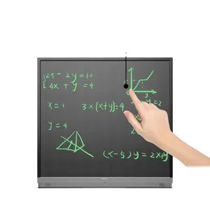 高性能交互式白板触摸屏数字学校智能板光能黑板智能