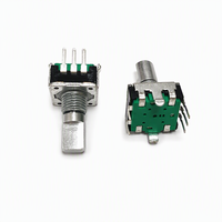 Encodeur rotatif incrémental EC12 12 18 24 impulsions avec rotation à 360 degrés, interface RS-232, alimentation 5V, interrupteur intégré