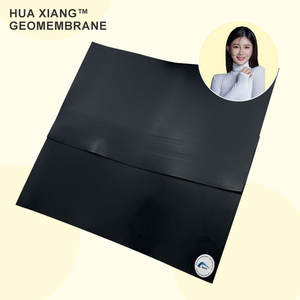 Fabricante de China Fish Pond Lagoon Lake Dam Liner Farm Liner 1M 0,75mm Blanco Negro HDPE Tailing Dam Geomembrane - Product Image 2