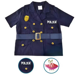 Ensemble de jouets de <span class=keywords><strong>police</strong></span> pour enfants Jouet de jeu de rôle avec chapeau uniforme <span class=keywords><strong>Menottes</strong></span> Sifflet Talkie-walkie Clés Costume de <span class=keywords><strong>police</strong></span> pour enfants - Product Image 2