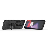 Étui de protection 2 en 1 antichoc en PC rigide et silicone souple pour Oneplus 8 Pro avec béquille intégrée et protection intégrale
