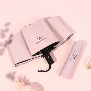 Wholesale 8K Strong UV Fold <b>Umbrella</b> <b>Windproof</b> Promo Business Gift 3 Folding <b>Umbrella</b> Custom <b>Umbrella</b> With Logo - Product Image 5